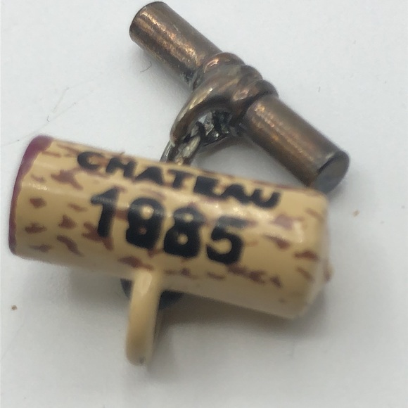 Magnificent Mouchoirs Cufflinks Chateau 1985 Unisex - Picture 8 of 13